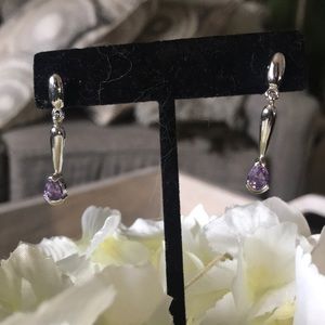 Amethyst earrings